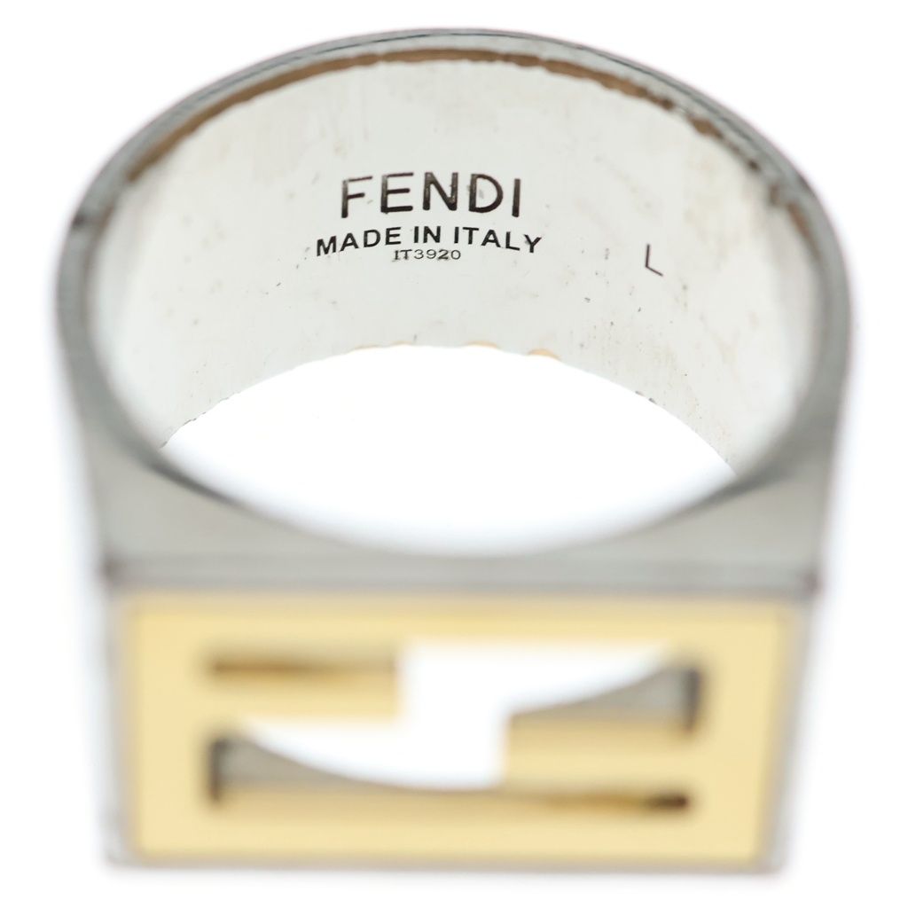 FENDI FFモチーフ シグネットリング FENDI (フェンディ) FFモチーフ シグネット リング シルバー - メルカリ