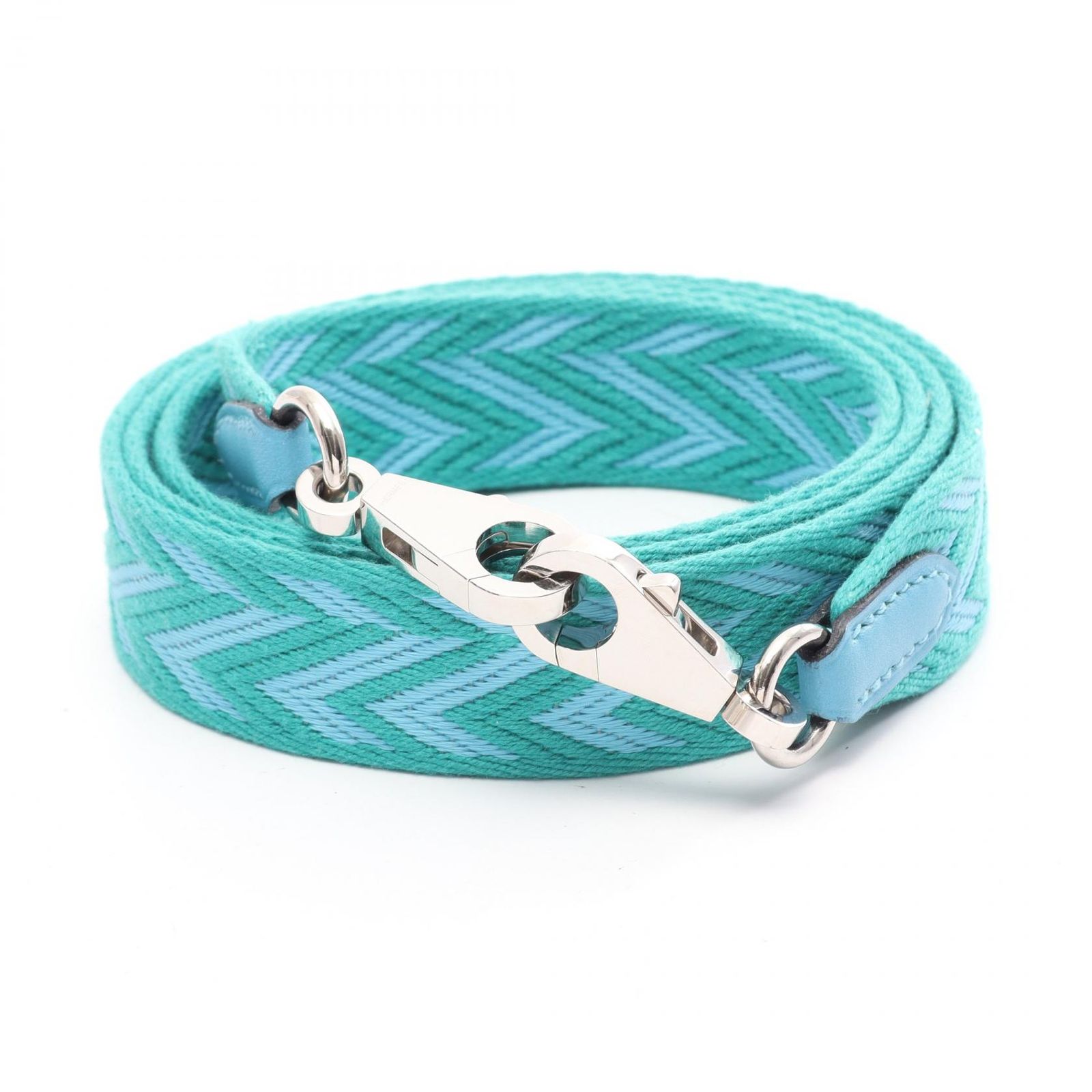 エルメス HERMES ショルダーストラップ バンドリエール サングル ジグザグ ヴェールヴェロン ブルーノール ブルーノール/ヴェールヴェロン その他 バンドリエール サングル ジグザグ ブルーノール/ヴェールウ