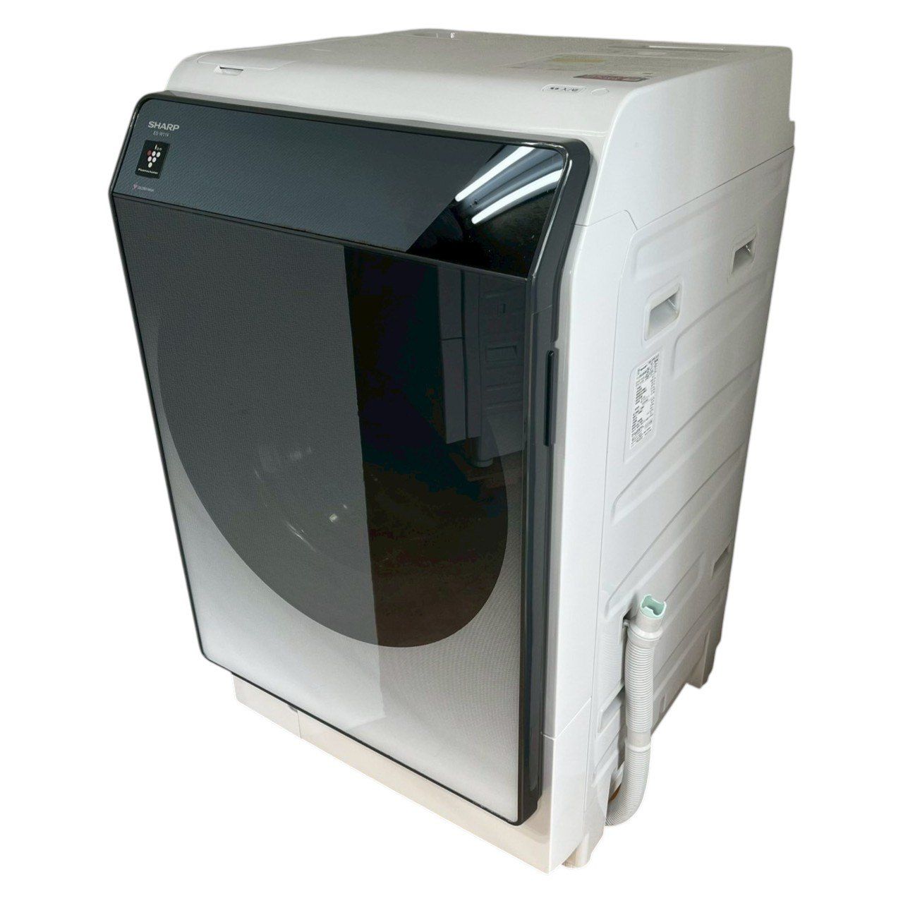 【関東一円送料無料】 シャープ/SHARP洗濯機 ドラム式洗濯機 全自動洗濯機 ES-W114-SL 洗濯容量11Kg 乾燥容量6Kg 2022年製 ホワイト/左開き/D6470
