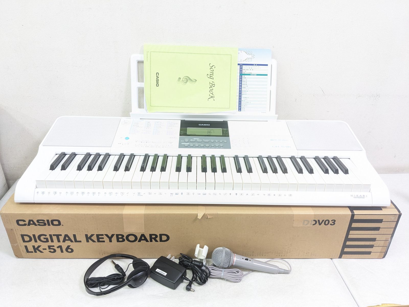 CASIO LK-516 2019年製 電子キーボード 電子ピアノ - メルカリ