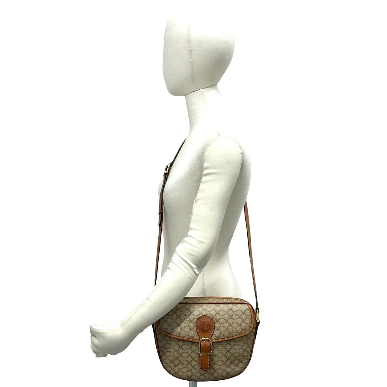 極 美品 CELINE セリーヌ ヴィンテージ マカダム ブラゾン トリオンフ