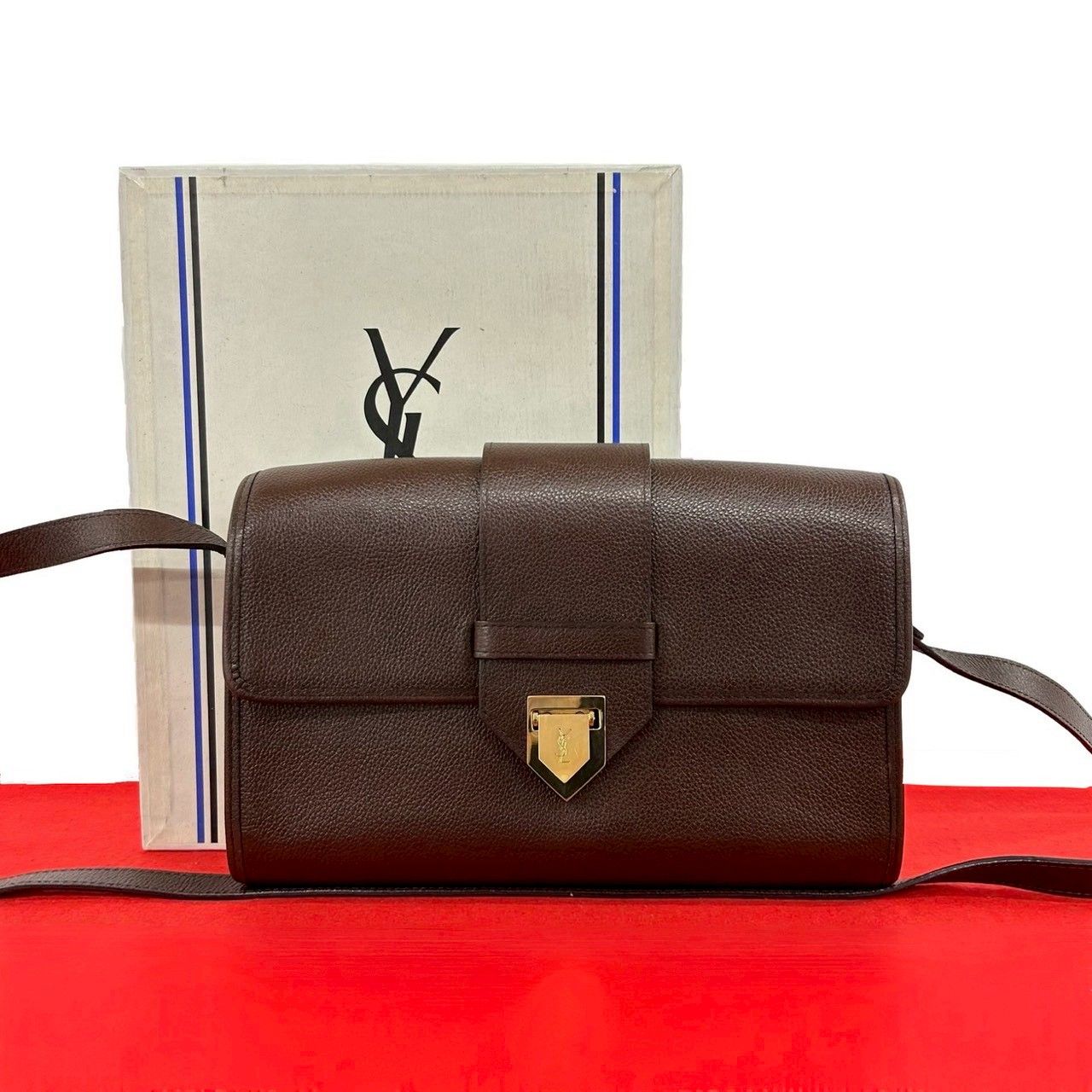 極 美品 保存箱付 YVES SAINT LAURENT イヴ・サンローラン