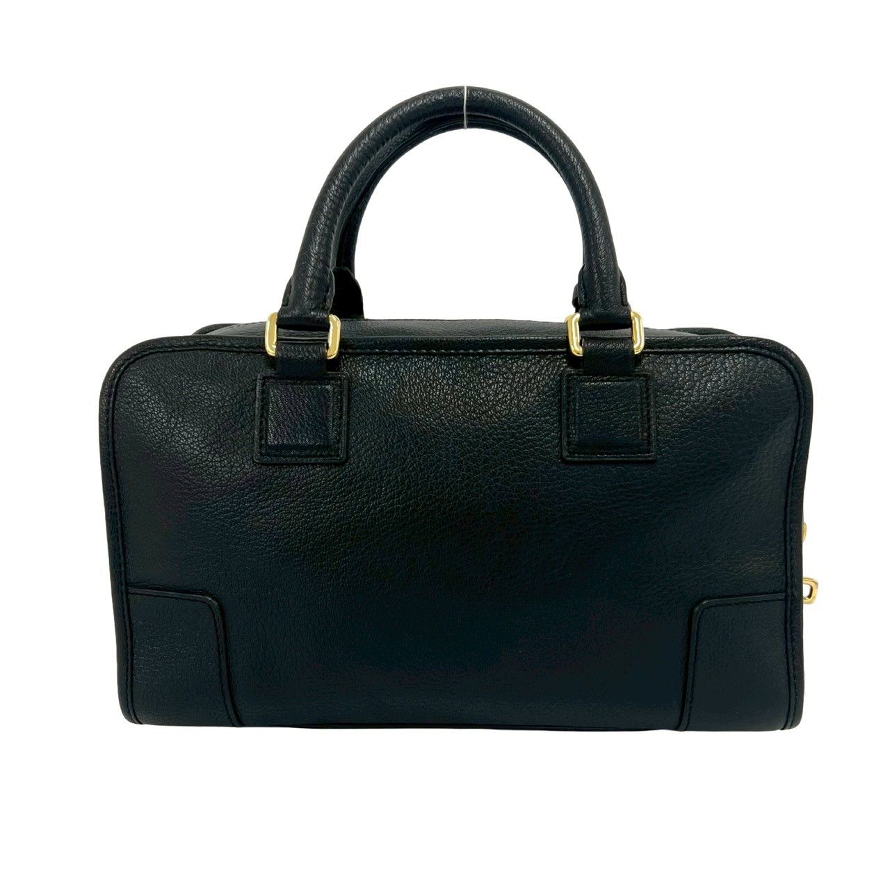 極 美品 袋 鍵付き LOEWE ロエベ アマソナ 28 アナグラム ロゴ レザー