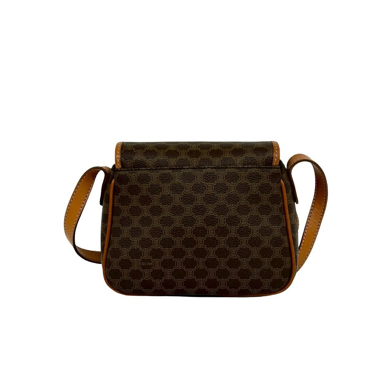 極 美品 CELINE セリーヌ ヴィンテージ マカダム ブラゾン ロゴ 柄