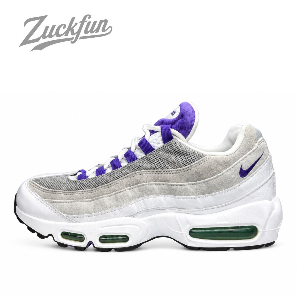 NIKE AIR MAX 95 LV8 エア マックス 95 エレベイト ホワイト グレー パープル 白 メンズ ナイキ スニーカー 27 cm U11676