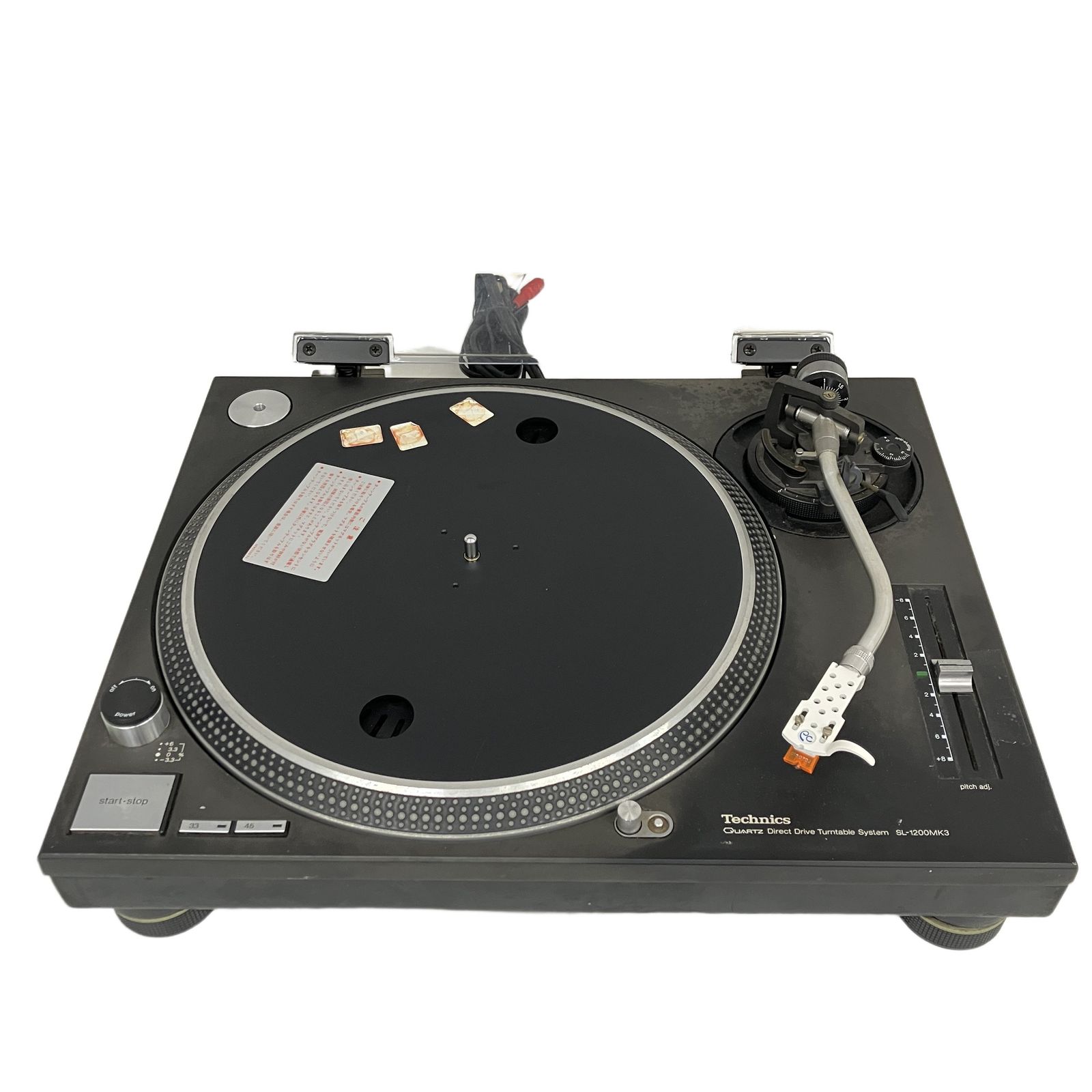 Technics SL-1200MK3 ターンテーブル テクニクス 動作品 DJ Technics SL-1200MK3 DJターンテーブル プロ仕様 定番機 ダイレクト