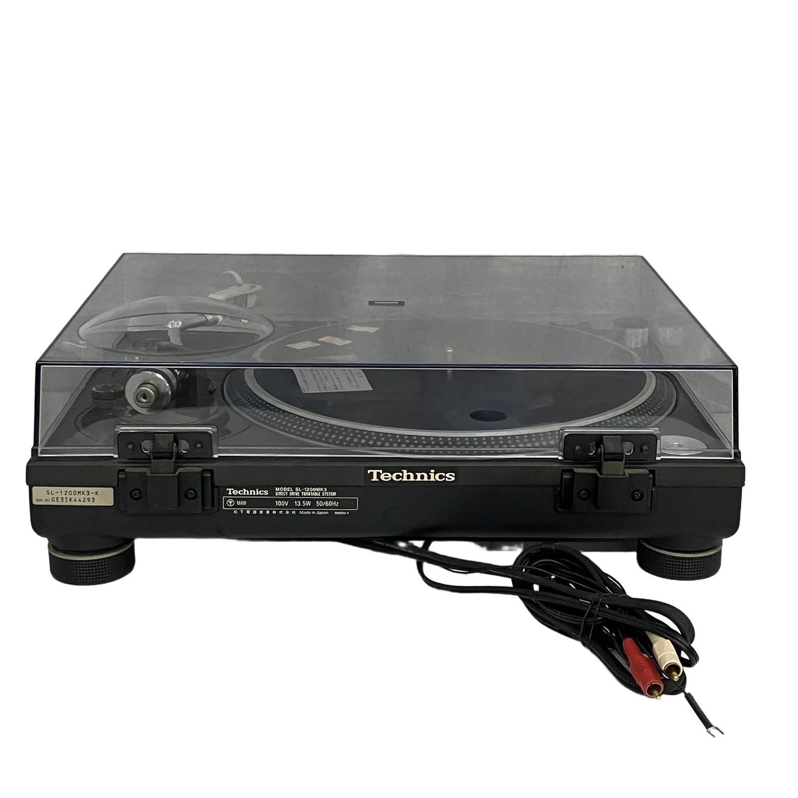 Technics SL-1200MK3 DJターンテーブル プロ仕様 定番機 ダイレクト