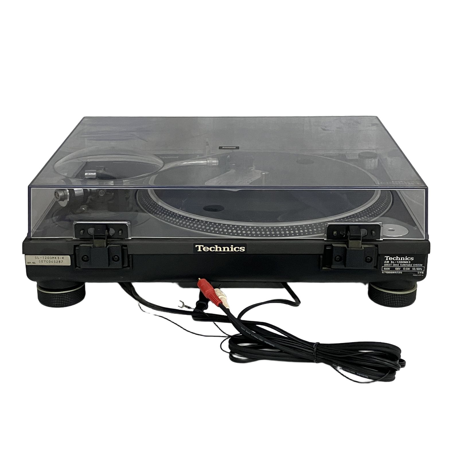 Technics SL-1200MK3 DJターンテーブル プロ仕様 定番機 ダイレクト