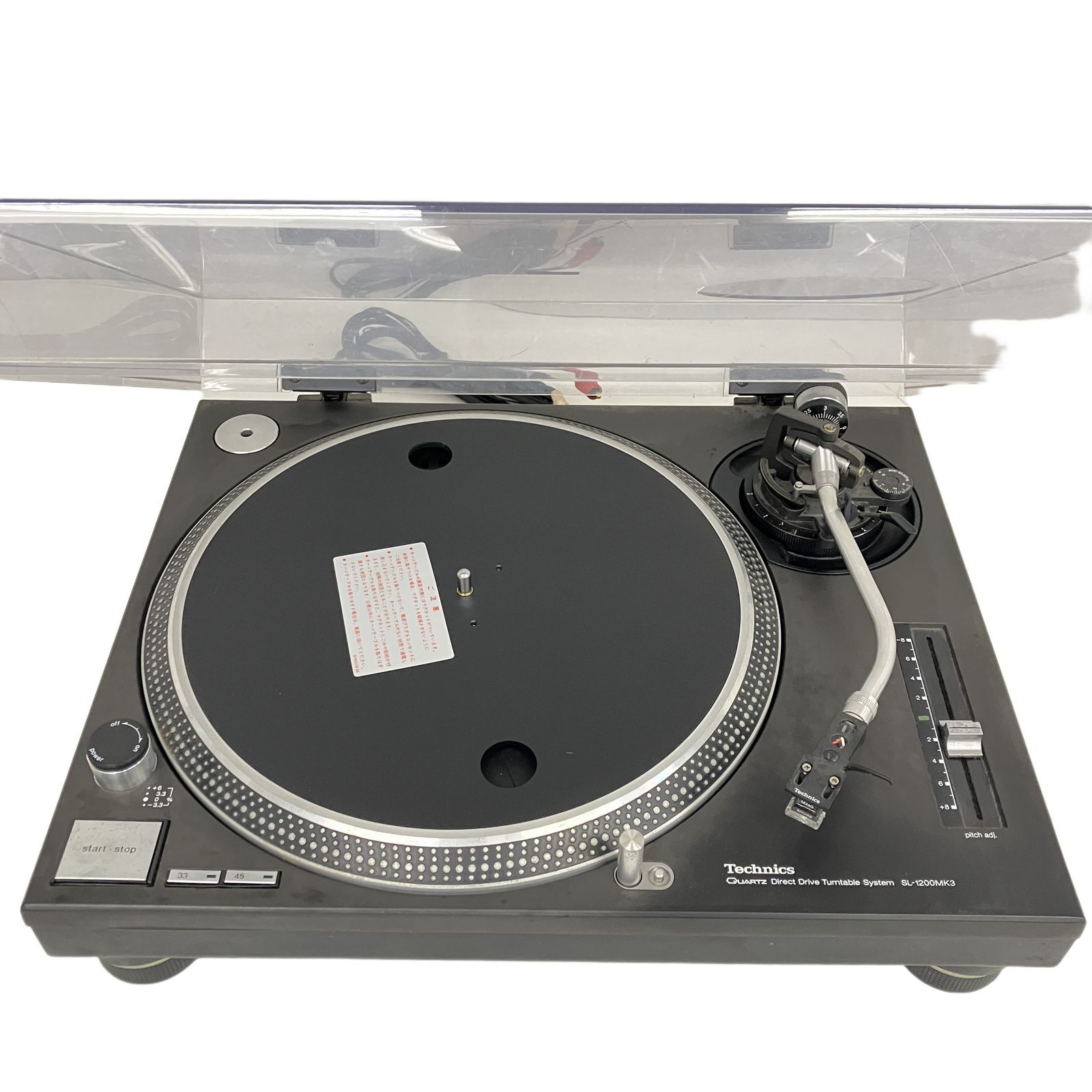 Technics SL-1200MK3 DJターンテーブル プロ仕様 定番機 ダイレクト