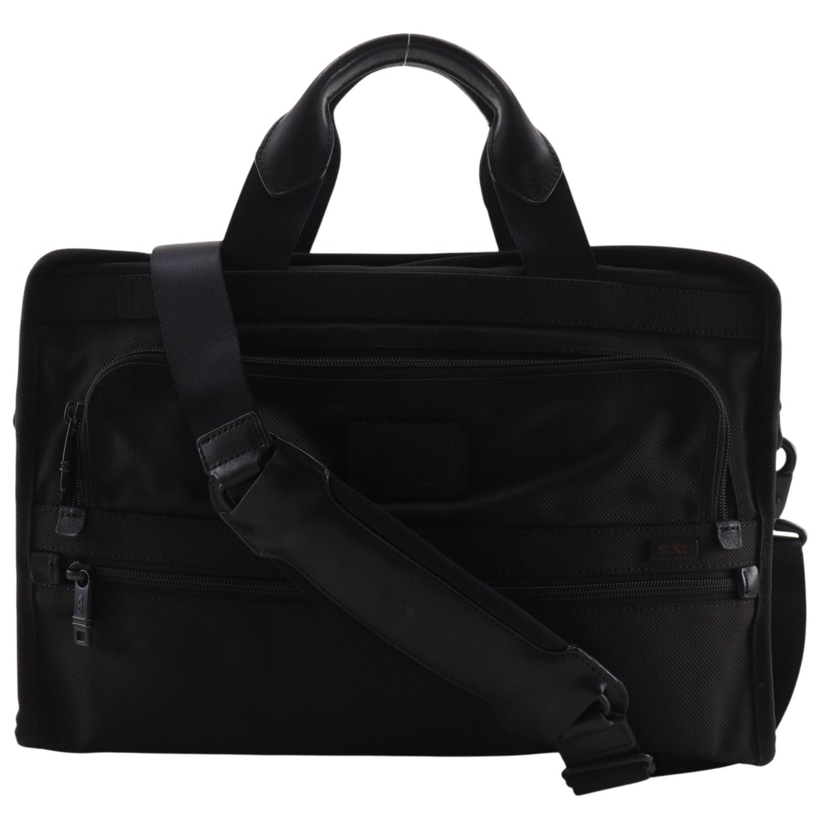 【TUMI】トゥミ ALPHA スリム・デラックス・ポートフォリオ 2WAYショルダー 26101DH ナイロンキャンバス 黒 メンズ ビジネスバッグ
