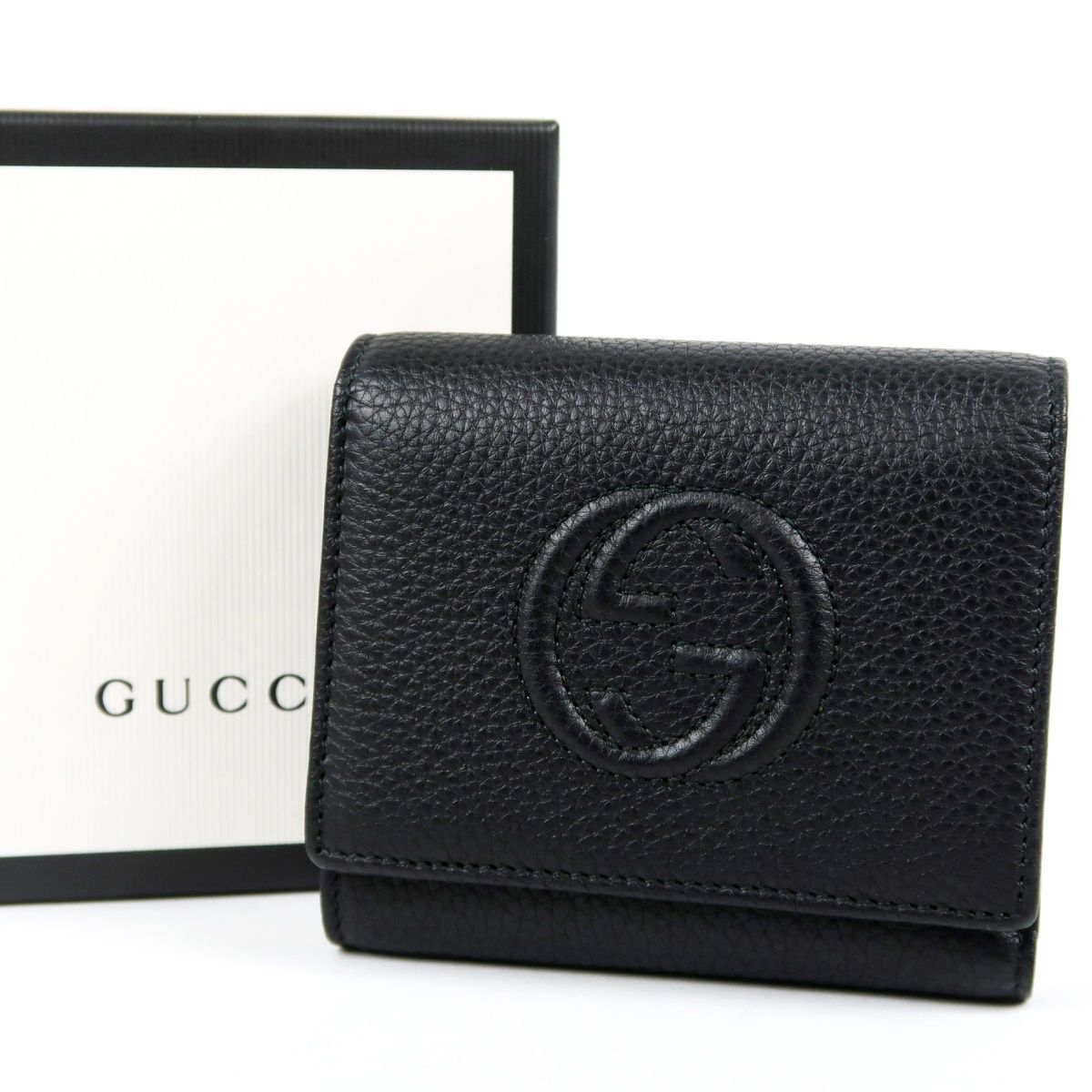 【新品・未使用】GUCCI グッチ ソーホー GG 財布 ブランドウォレット ブラック 341584・534563【JF3】