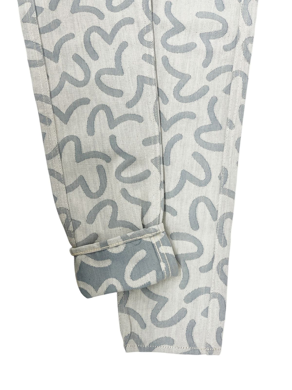 EVISU (エヴィス) LOT.5500 カモメ 総柄 ジャガード デニムパンツ 28
