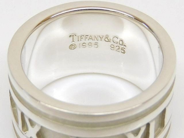 かなり美品 ティファニー ☆ 12.5号 アトラス ワイド リング 指輪