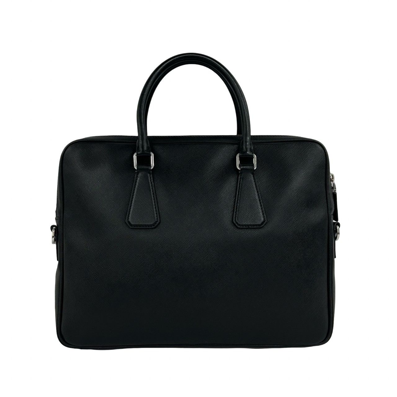 極 美品 希少品 PRADA プラダ ロゴ サフィアーノ レザー 本革 2way