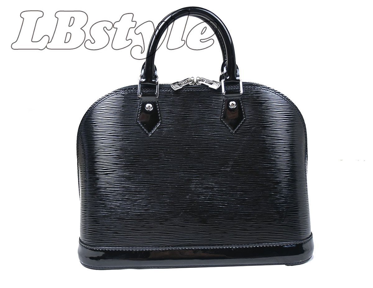LOUIS VUITTON 　ハンドバッグ　ルイヴィトン エピ アルマ PM ノワールエレクトリック M4032 レディース レザー ハンドバッグ 　シルバー　ブラック