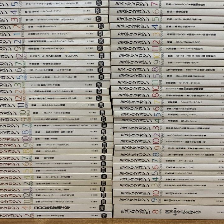■02)【1点限り!】ミステリマガジン 1981年～2017年 まとめ売り約120冊大量セット/早川書房/雑誌/バックナンバー/短編小説/B □02)【1点限り!】ミステリマガジン 1981年～2017年 まとめ売り約120冊