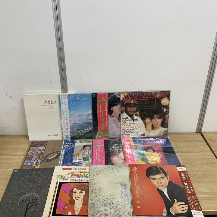 □01)【1点限り!】歌謡曲・演歌などのレコード まとめ売り約45点大量