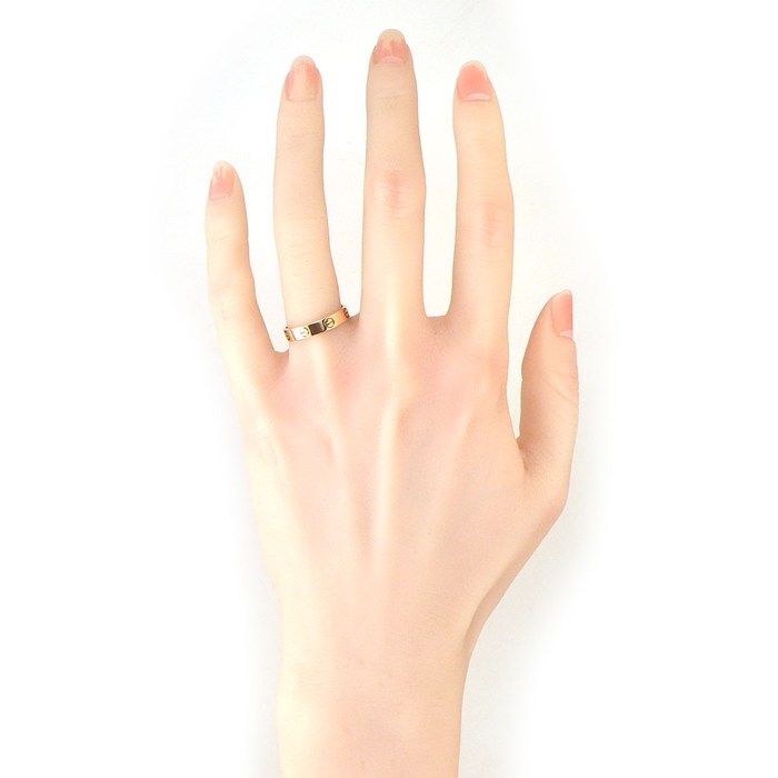 カルティエ Cartier リング ラブ スモールモデル SM B4085255 K18PG