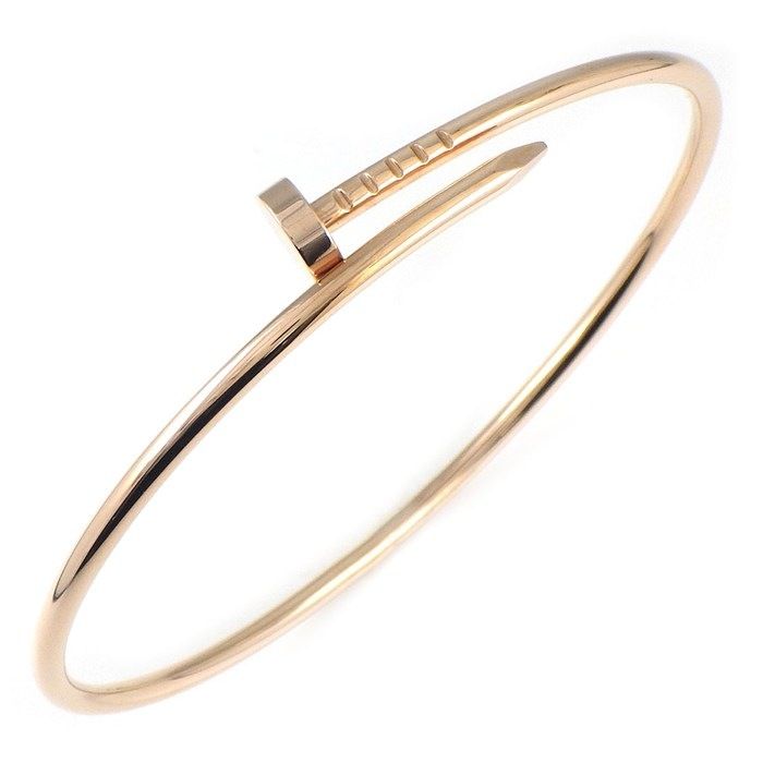 カルティエ Cartier バングル ジュストアンクル SM B6062519 釘モチーフ K18PG / #19 【中古】 296,010円