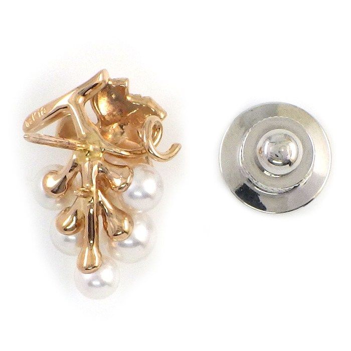 ミキモト MIKIMOTO ピンブローチ ブドウモチーフ パール 4.0-5.0mm珠