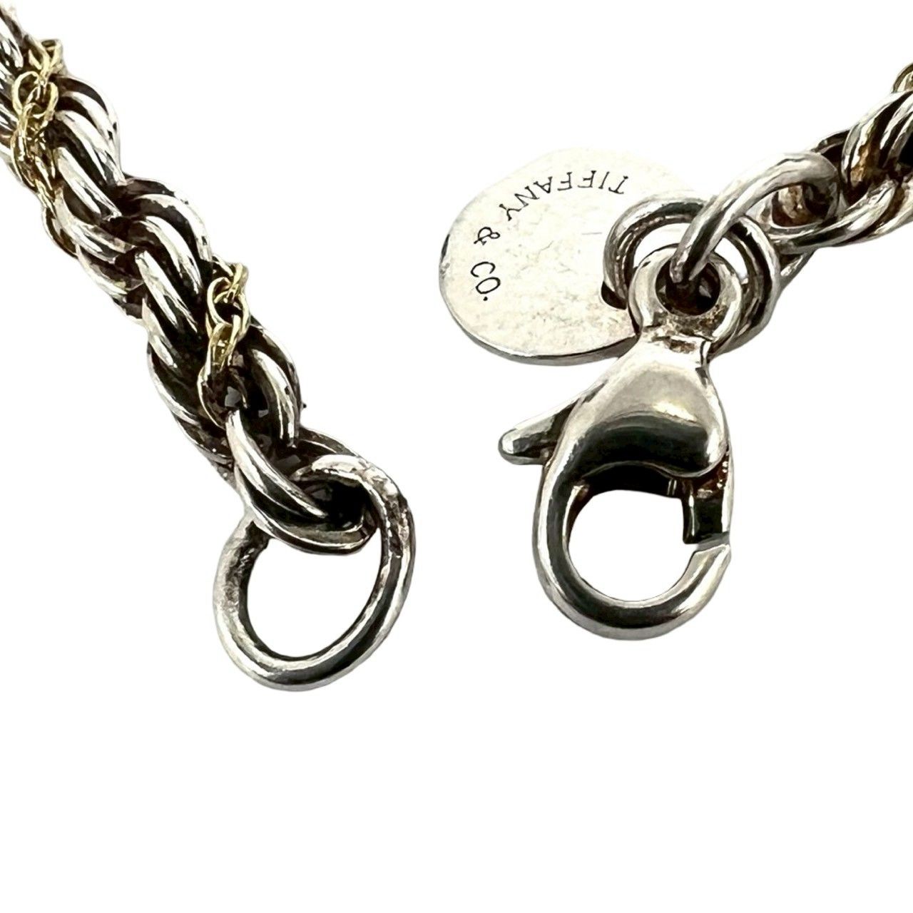 極 美品 袋付き TIFFANY&Co. ティファニー ツイスト チェーン