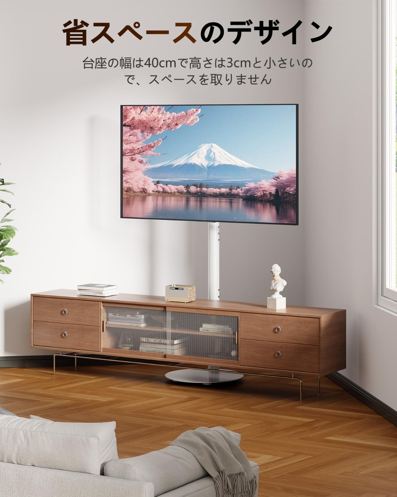10m1019zh 50型テレビ 壁寄せスタンド付き LCD-A50RA1000 三菱電機