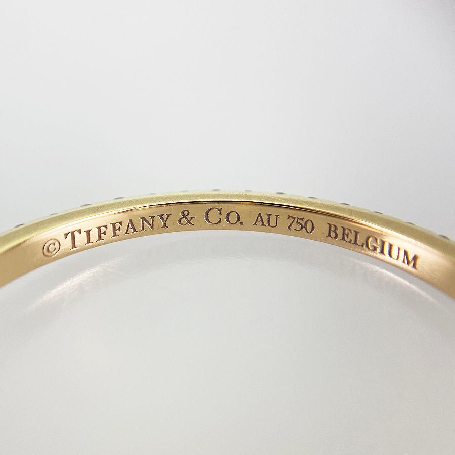 ティファニー TIFFANY&Co. Tワイヤー K18YG ダイヤモンド 10号(50