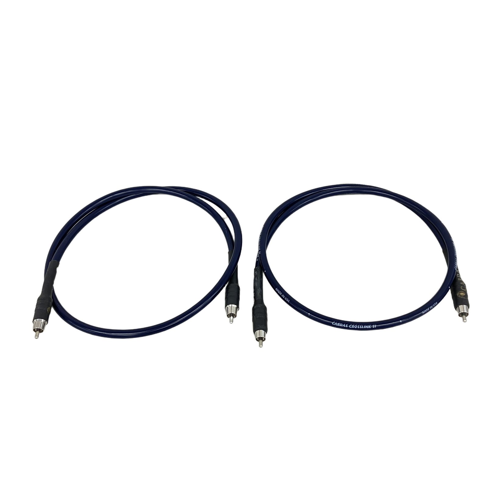 CARDAS CROSSLINK ペア 約1.0m RCAケーブル 音響 配線 中古 良好