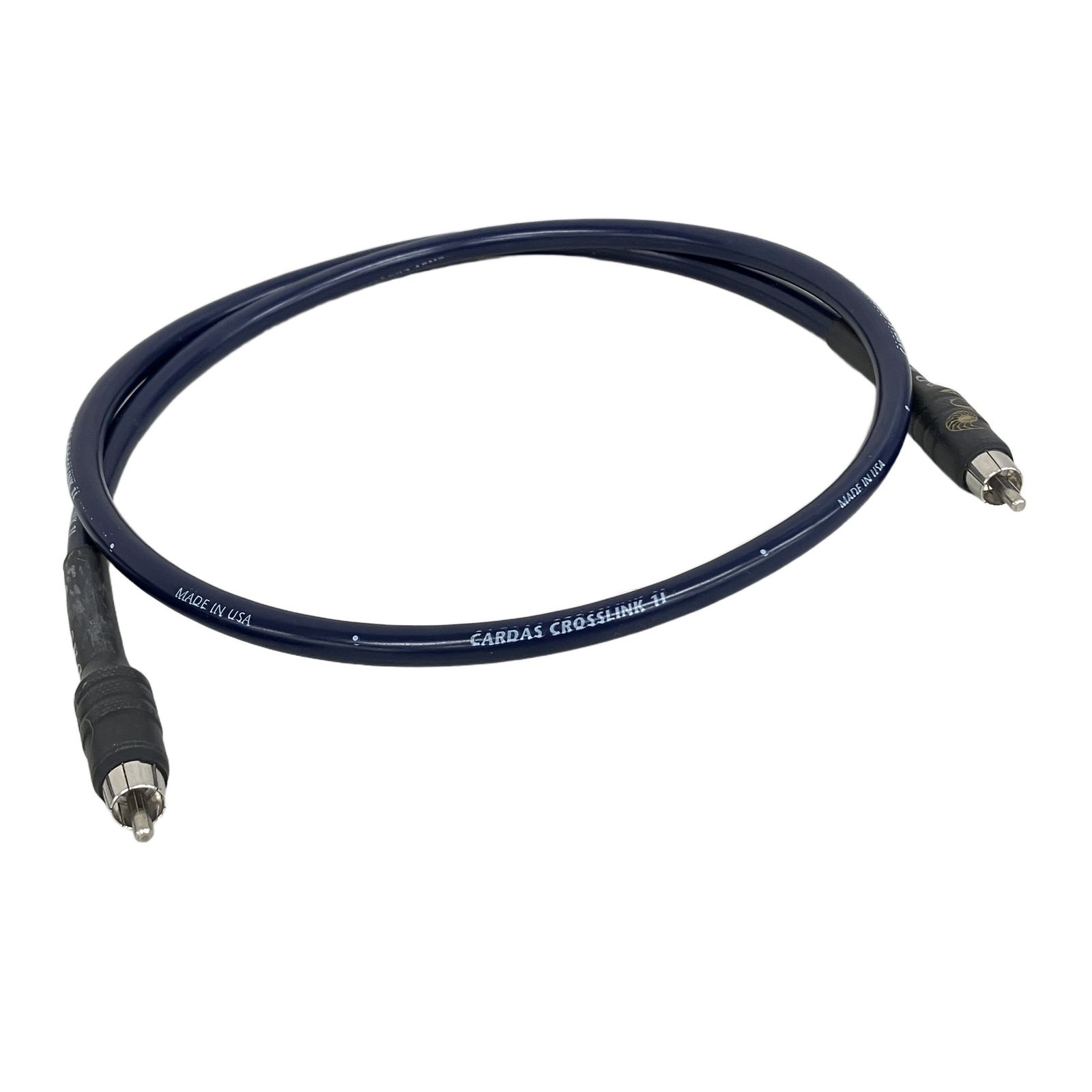 CARDAS CROSSLINK ペア 約1.0m RCAケーブル 音響 配線 中古 良好