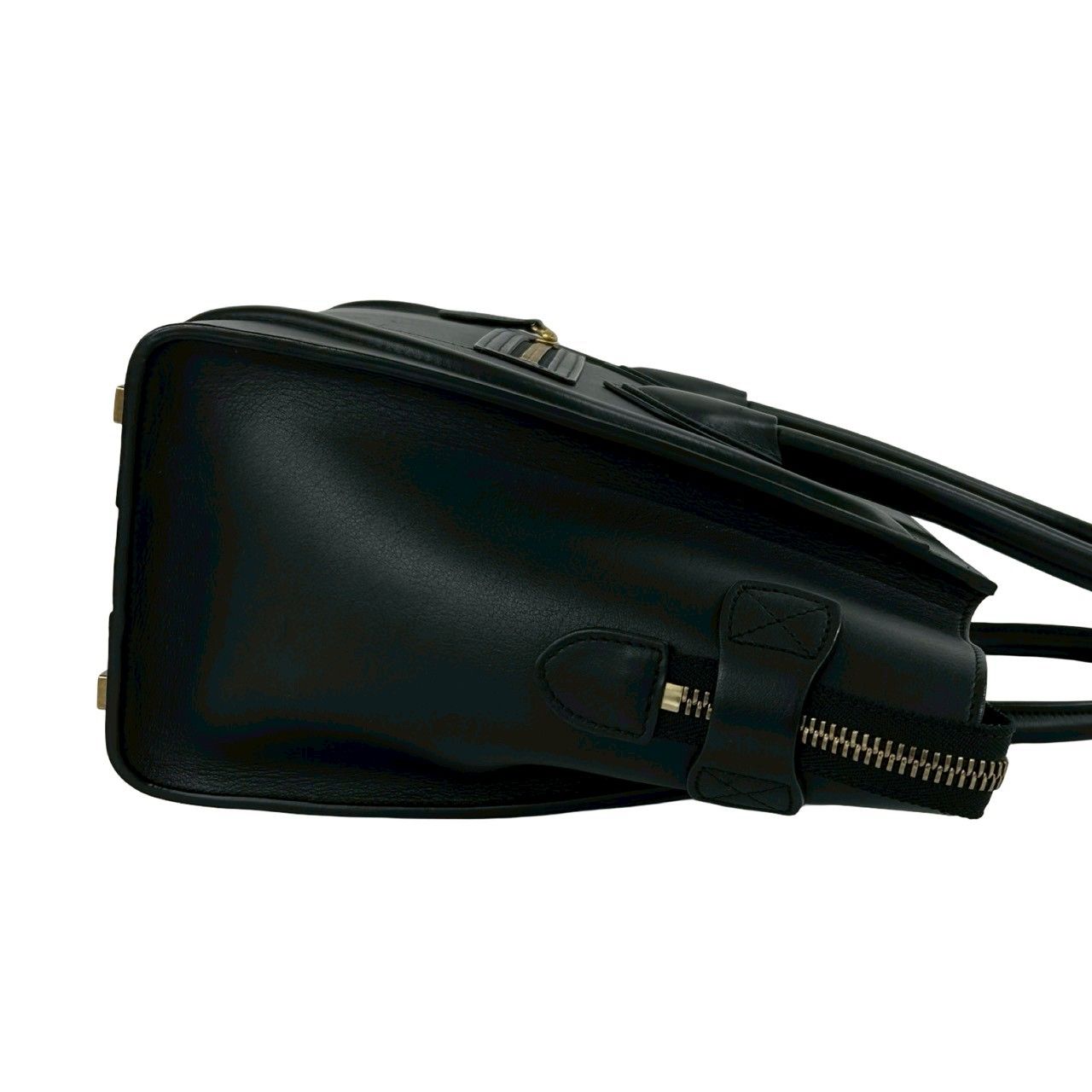 極 美品 希少品 CELINE セリーヌ ラゲージ マイクロ ロゴ レザー 本革