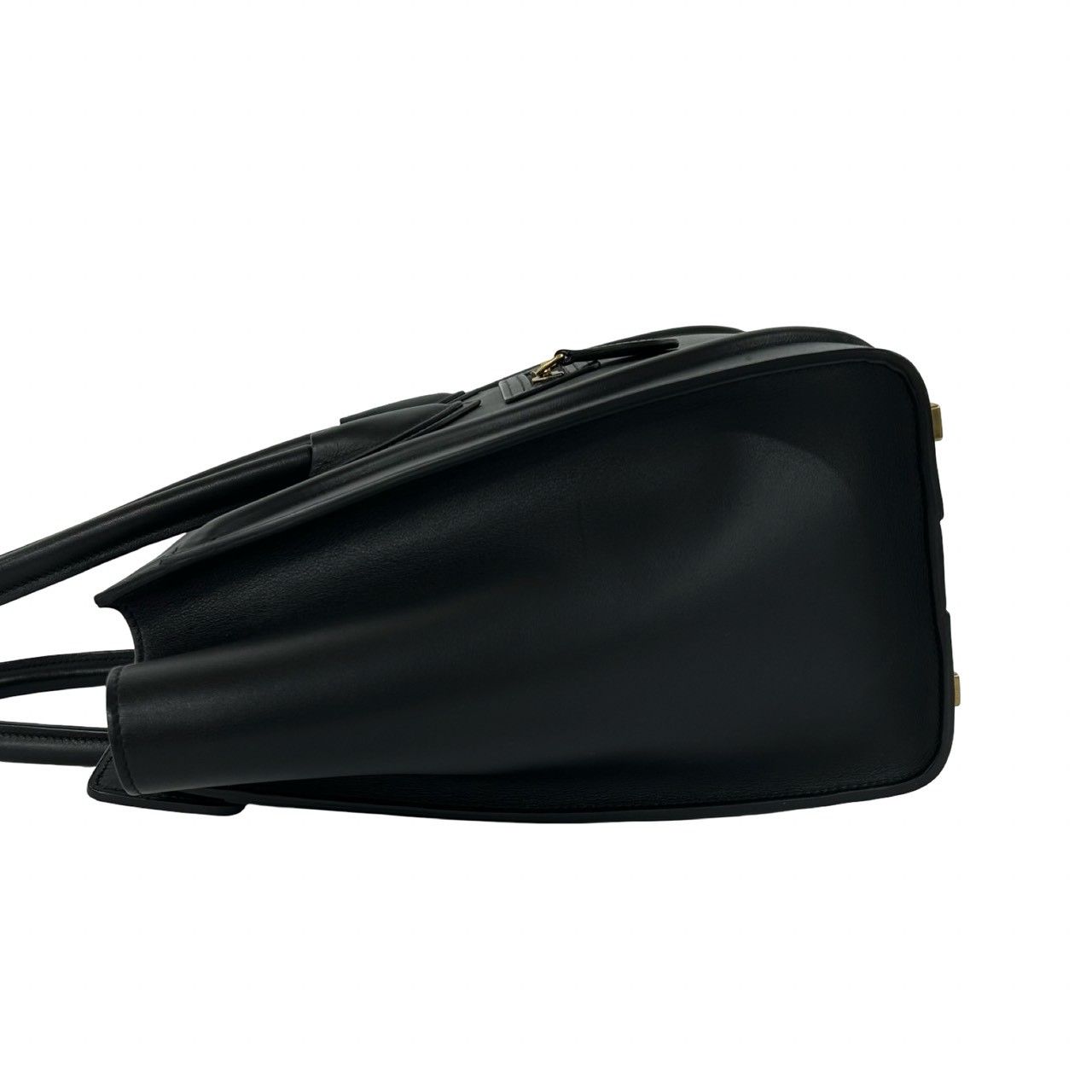 極 美品 希少品 CELINE セリーヌ ラゲージ マイクロ ロゴ レザー 本革