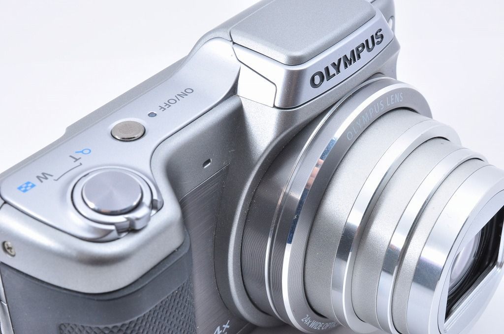2ヶ月保証付き】OLYMPUS STYLUS SZ-15 シルバー コンデジ 24倍光学