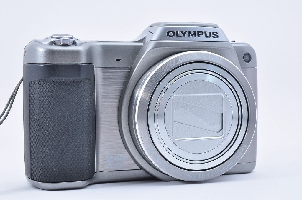 2ヶ月保証付き】OLYMPUS STYLUS SZ-15 シルバー コンデジ 24倍光学