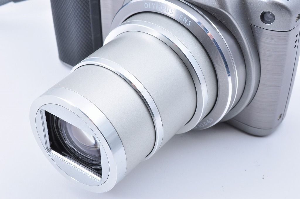 2ヶ月保証付き】OLYMPUS STYLUS SZ-15 シルバー コンデジ 24倍光学