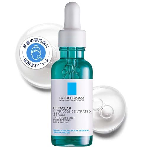 La Roche-Posay(ラロッシュポゼ) エファクラ ピールケア セラム 30ml 角質ケア 毛穴ケア ざらつき 黒ずみ 低刺激 サリチル酸 ナイアシンアミド 無香料 無着色 敏感肌 混合肌 脂性肌 ダーマコスメpms 7ac96a81