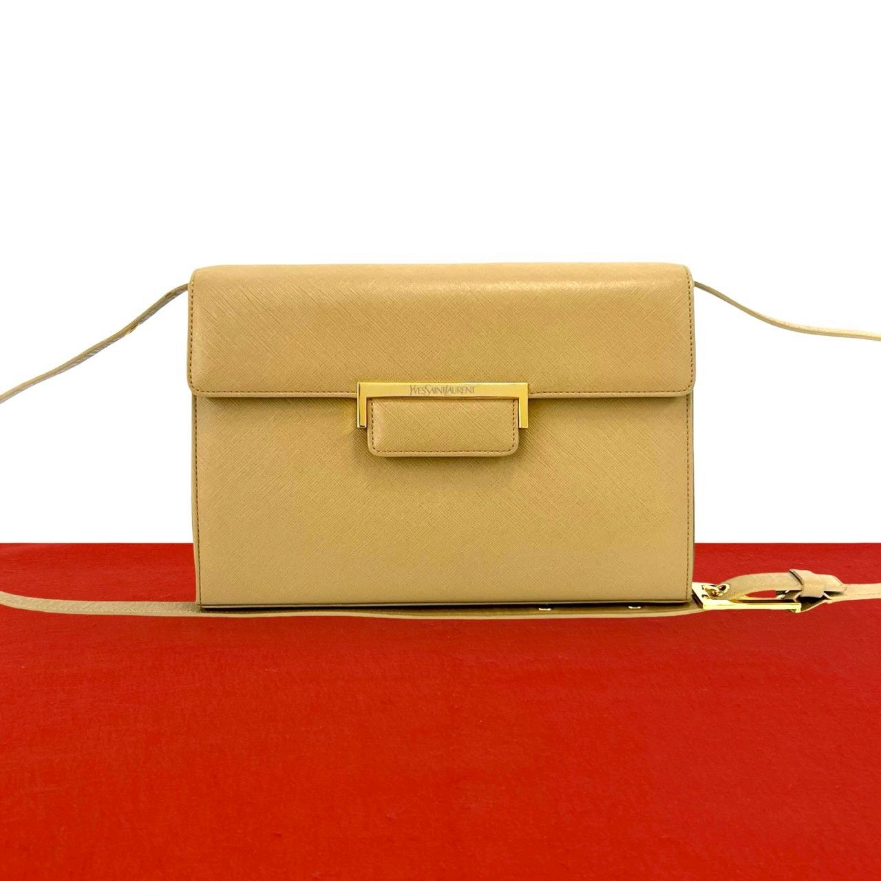 ほぼ未使用 YVES SAINT LAURENT イヴ・サンローランヴィンテージ ロゴ