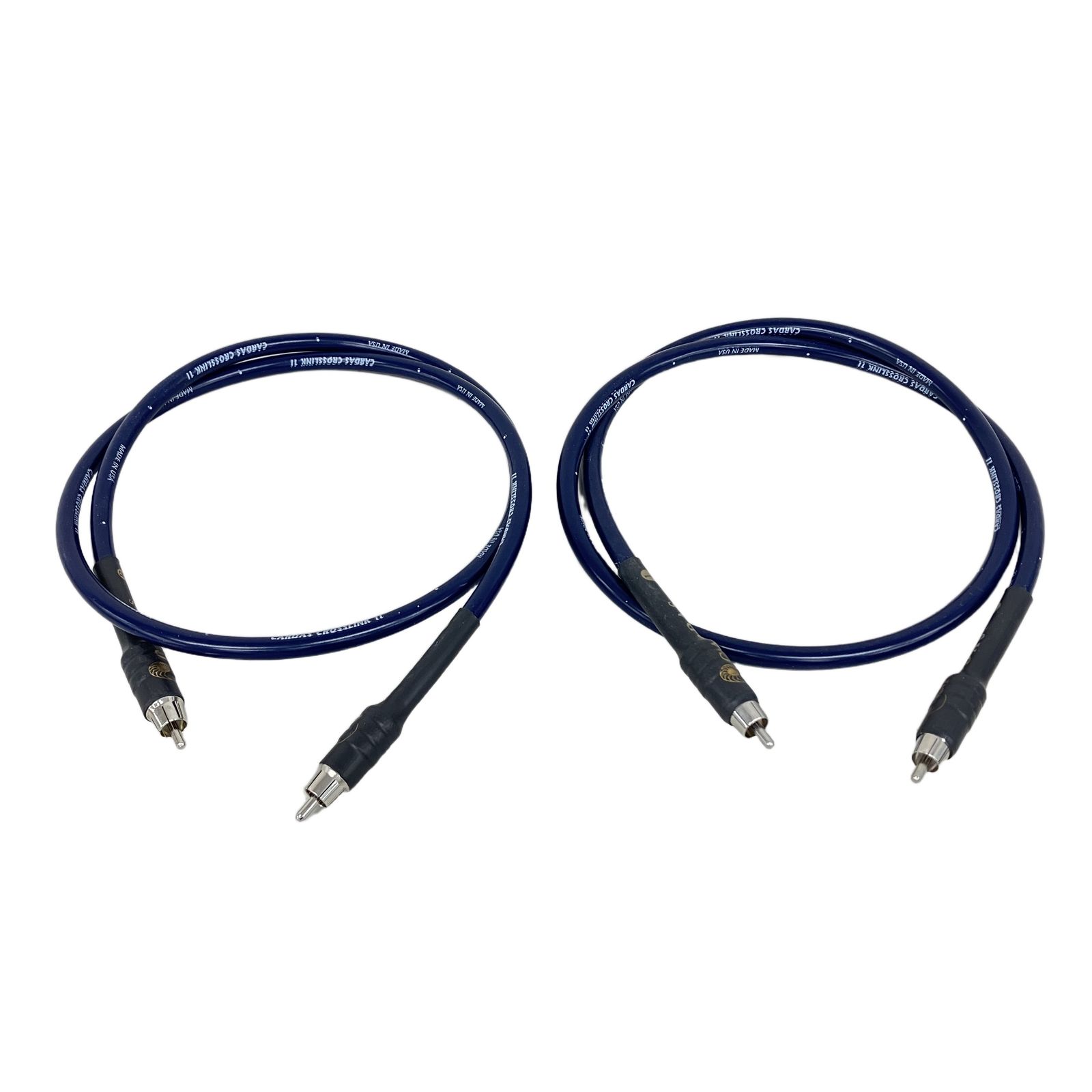 CARDAS CROSSLINK ペア 約1.0m RCAケーブル 音響 配線 中古 良好