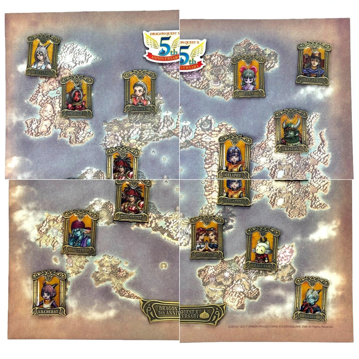 ドラゴンクエストX 5周年記念ピンズセット - メルカリ