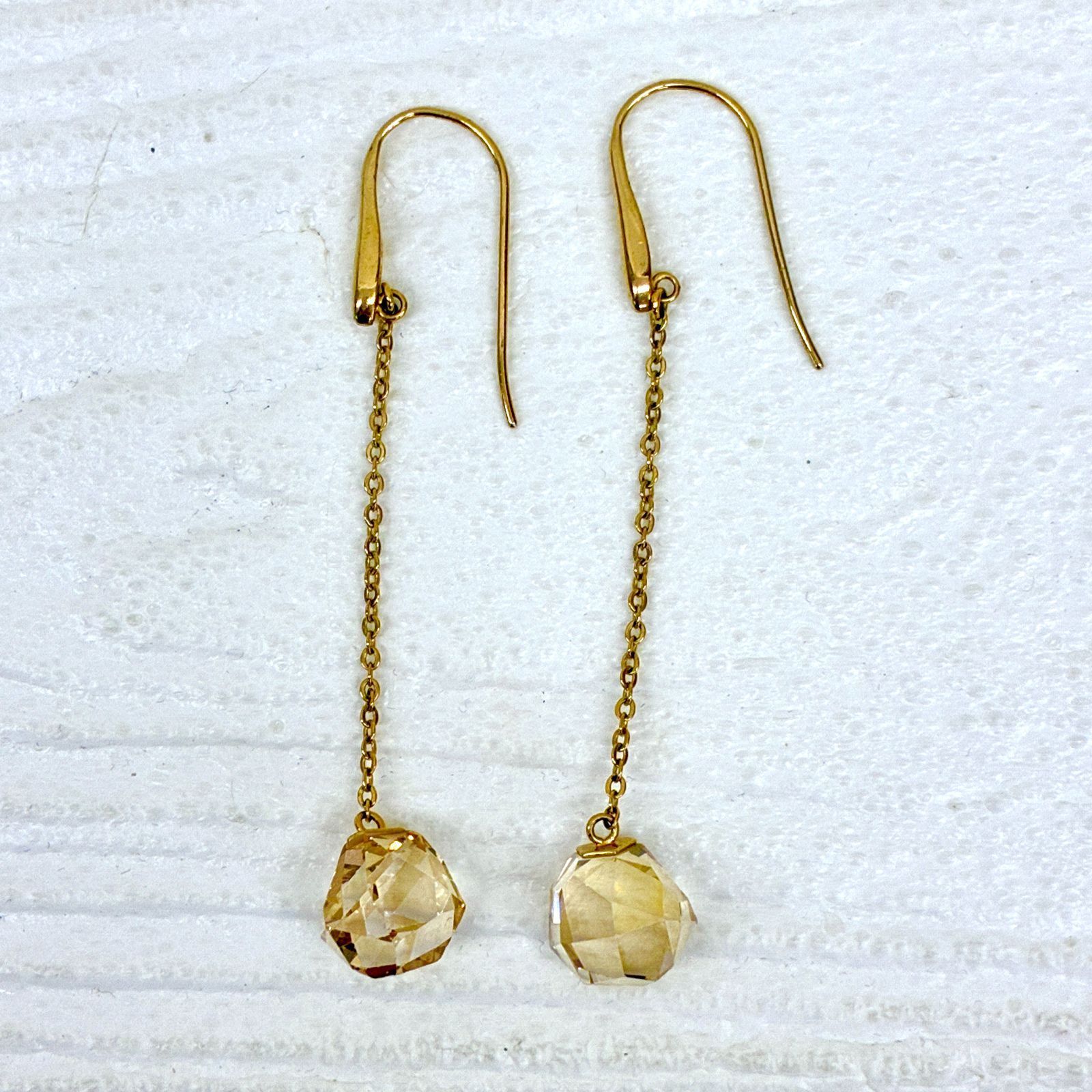 S1362 Swarovski スワロフスキー ピアス ぶら下がり チェーン