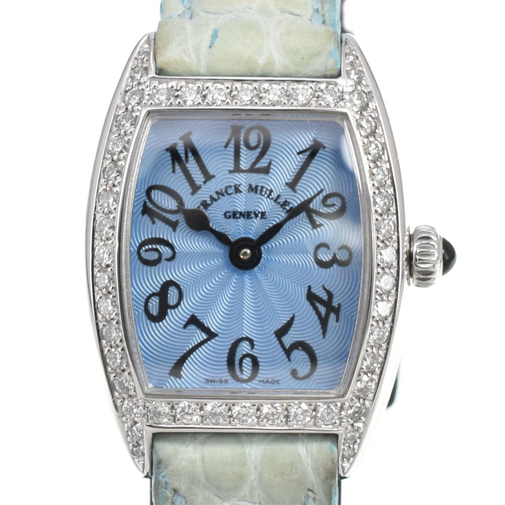 値下 フランクミュラー FRANCK MULLER 2502QZD1R トノウカーベックスクォーツ レディース 美品 箱・保証書付き Q#146152