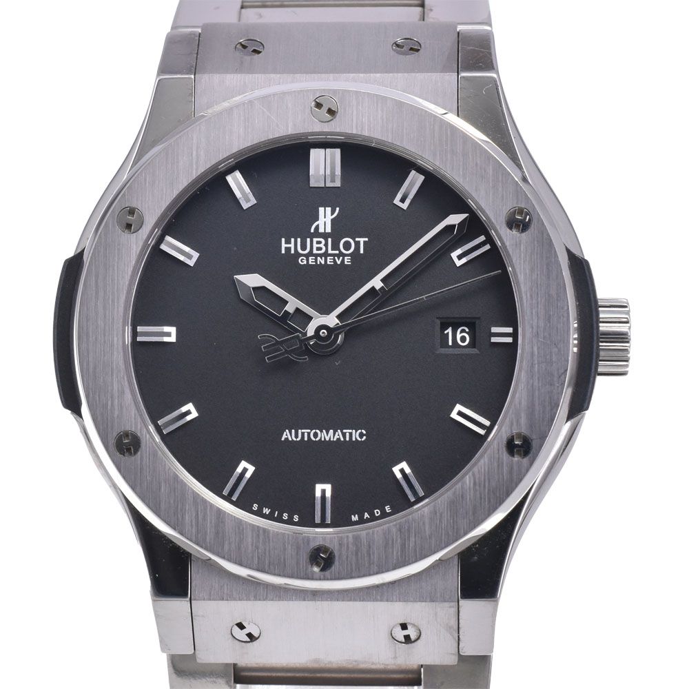 値下 ウブロ HUBLOT 542.NX.1170.NX クラシックフュージョン チタニウム 自動巻き メンズ 箱付き Q#146411 283,905円