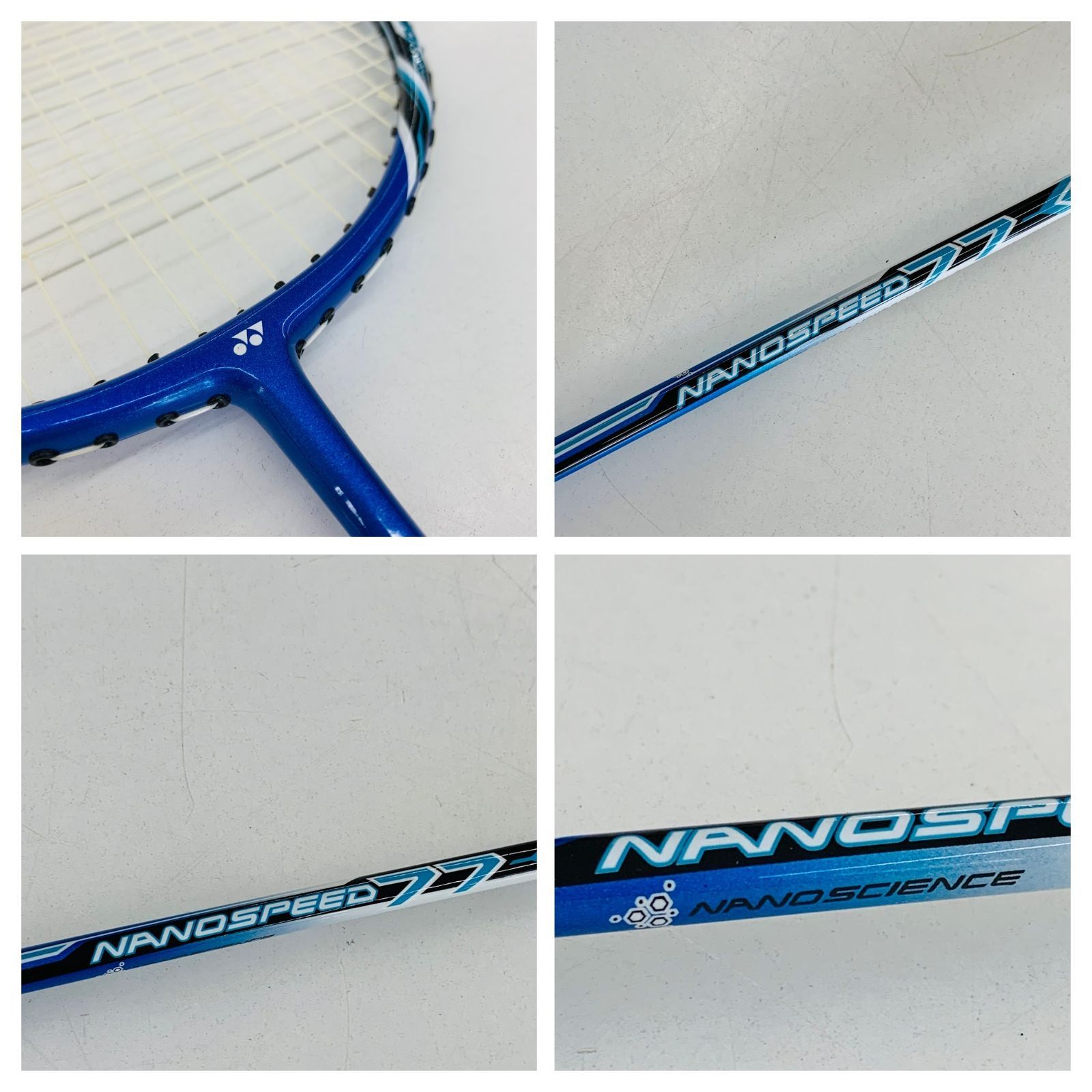 NANOSPEED 77 YONEX バトミントンラケット ブルー - メルカリ