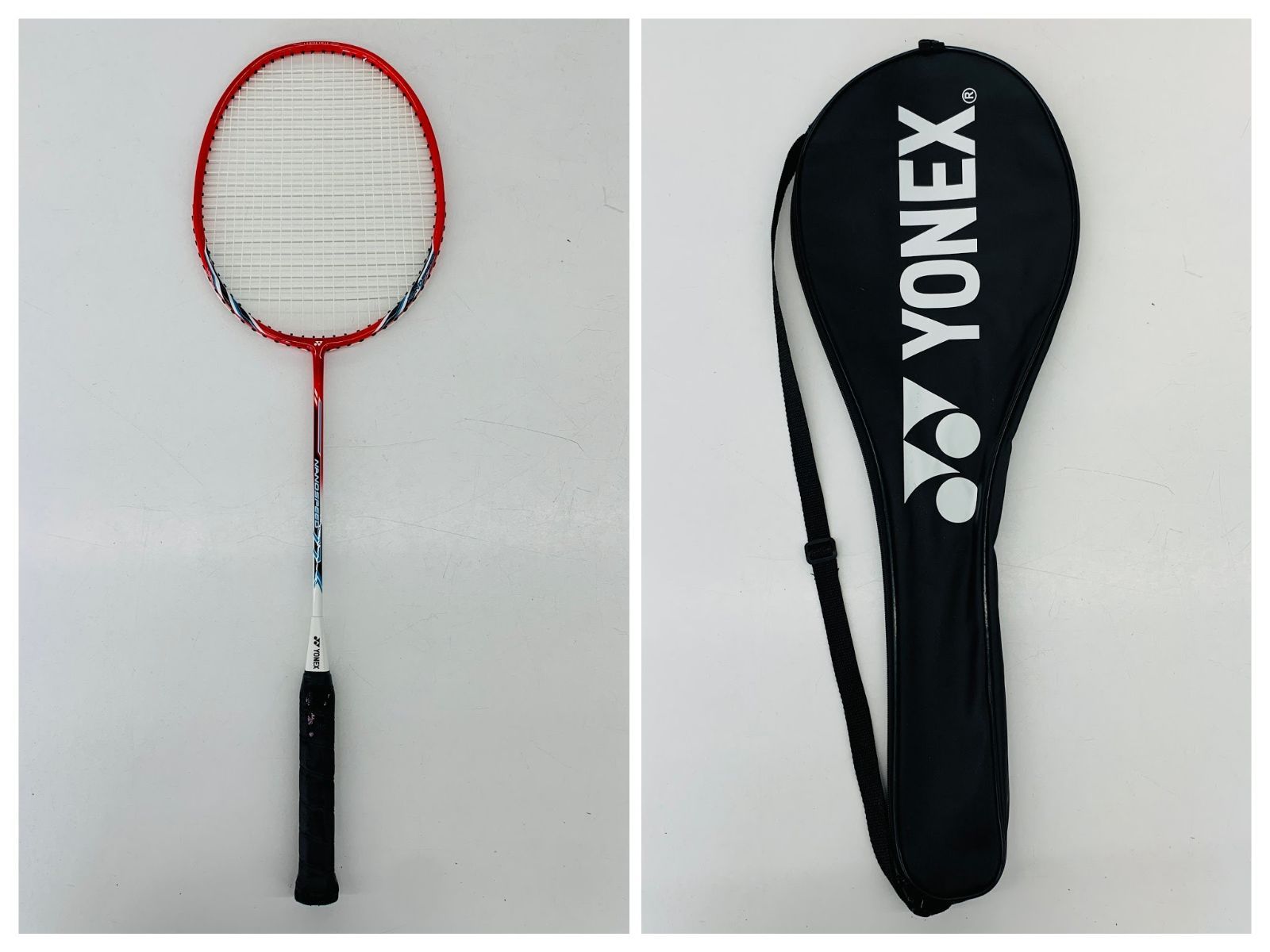 バドミントンラケット NANOSPEED 77 YONEX ヨネックス レッド - メルカリ
