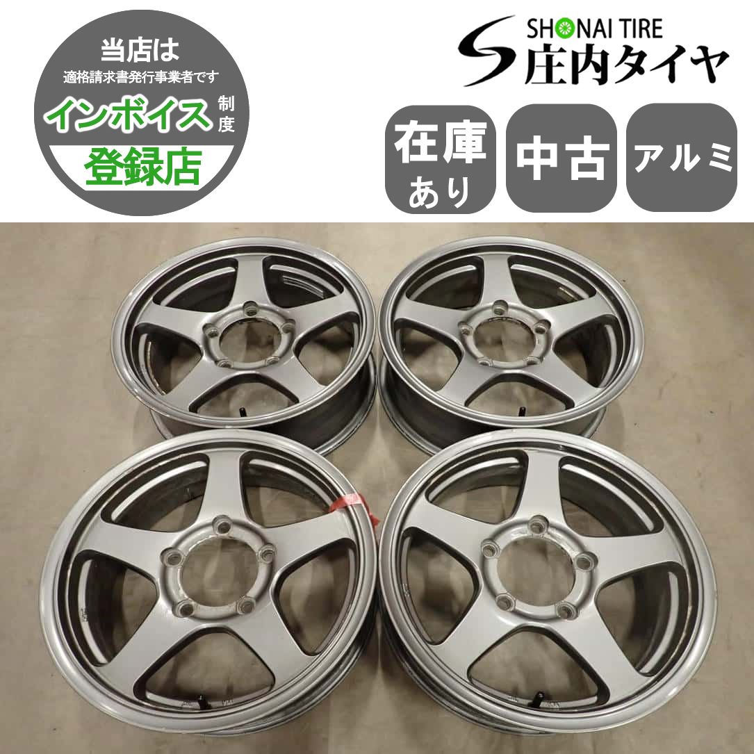 4本SET 会社宛 送料無料 16×5.5J オフパフォーマー RT-5N アルミ 5穴 PCD 139.7mm +22 ハブ径 108mm スズキ ジムニー 特価品 NO,I7123