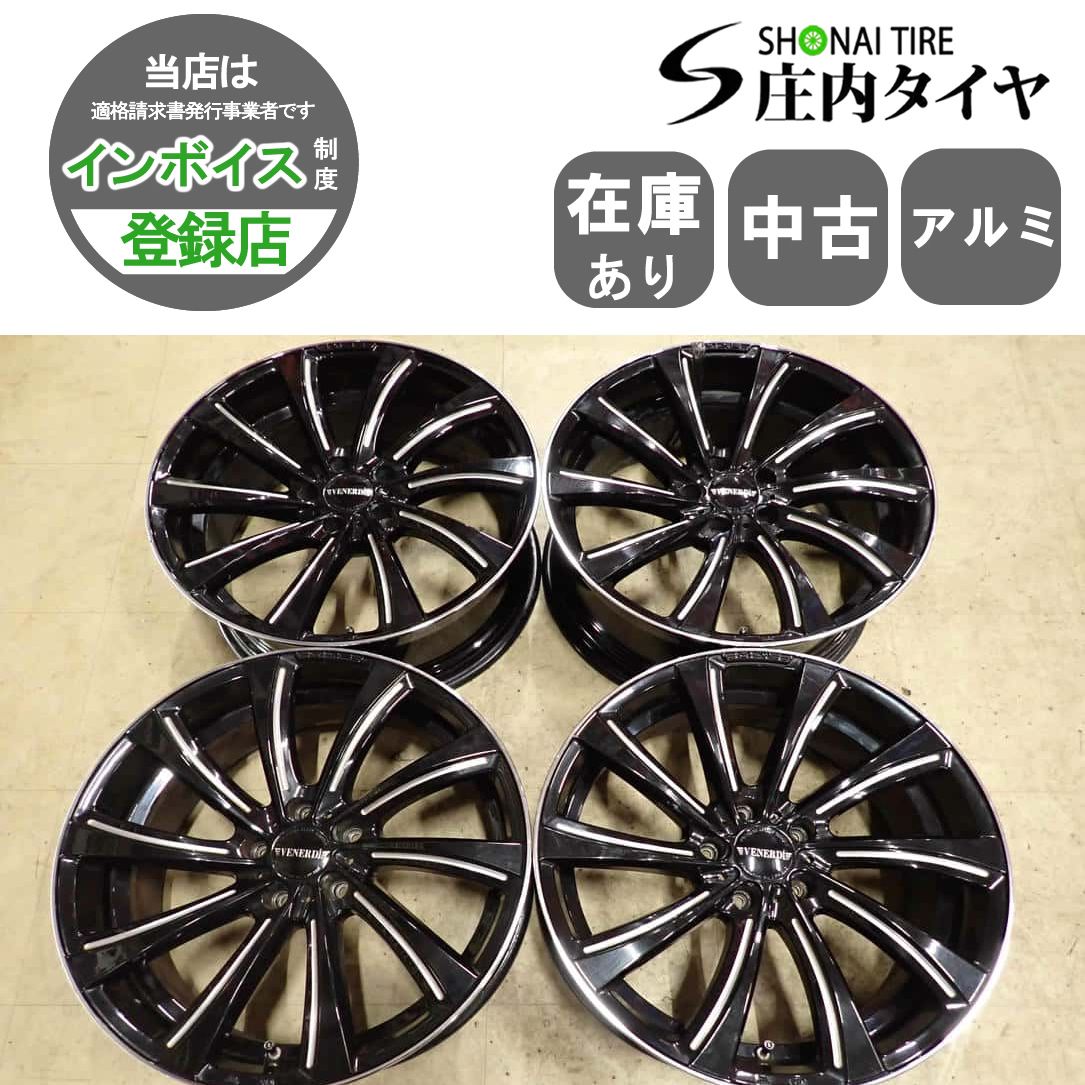 4本SET 会社宛 送料無料 19×8J ヴェネルディ マデリーナ ジラーレ アルミ 5穴 PCD 114.3mm +35 ハブ径 73mm アルファード 特価 NO,I6111