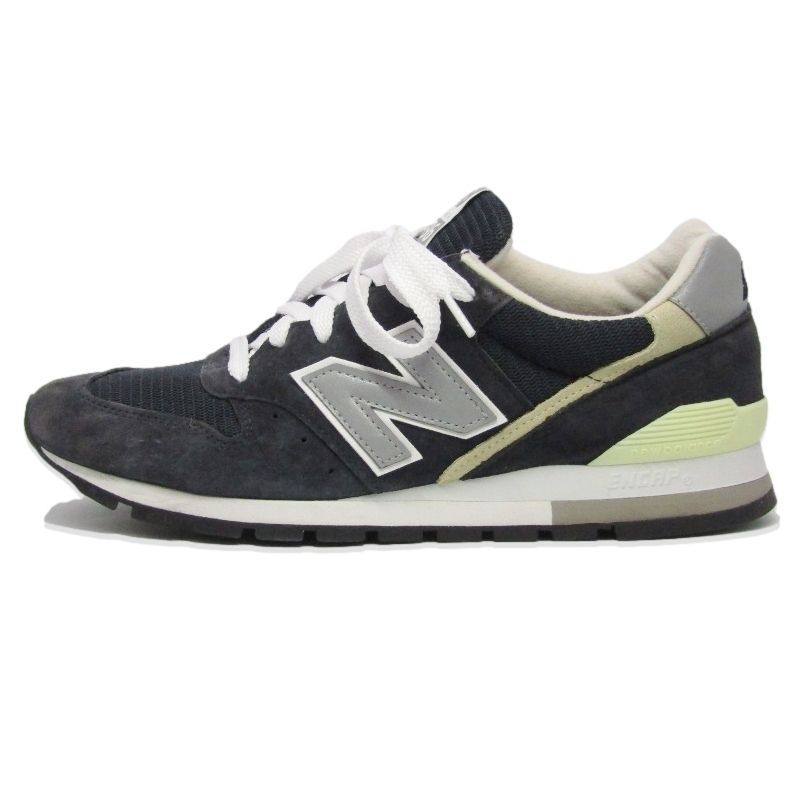 New Balance ニューバランス 27cm U996NV MADE IN USA 2023年製 ピッグスキン スエード ENCAP ランニングシューズ ネイビー  18002256 New Balance ニューバランス 27cm U996NV MADE IN USA 2023年製 ピッグ