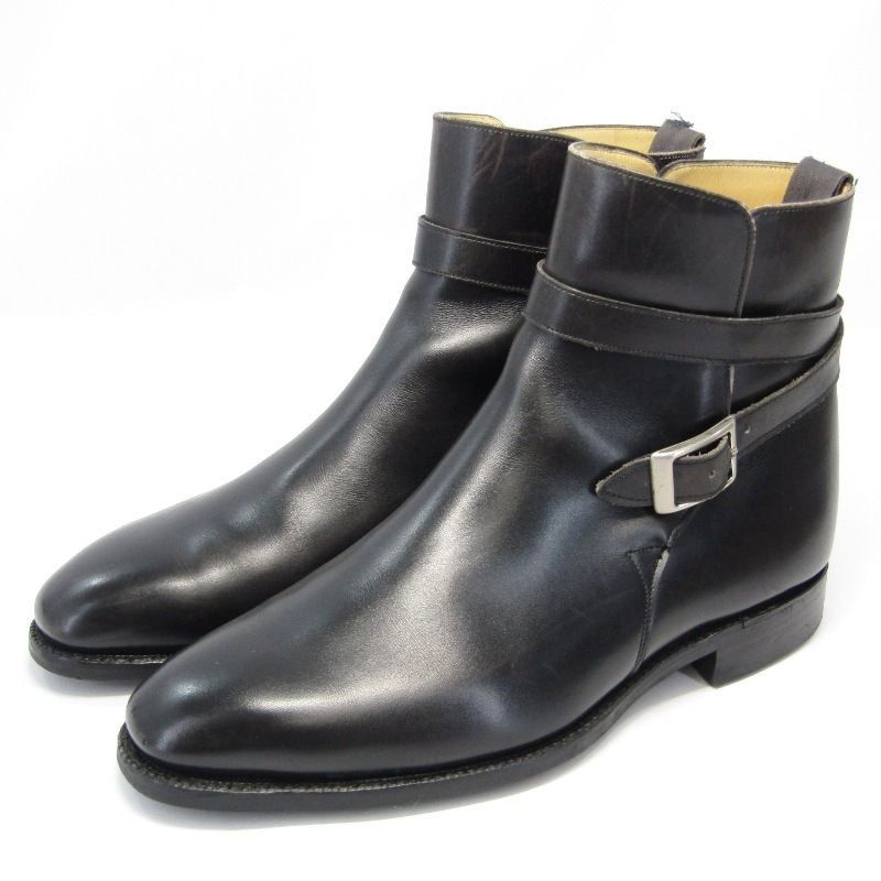 LA CORDONNERIE ANGLAISE CORDONNERIE GLAISE UK6E JOPPER BOOTS CROSBY DYNITE SOLE REPLACEMENT BLACK BLACK CALF 35005737