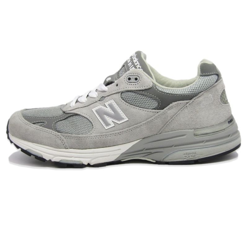 美品 New Balance ニューバランス 28.5cm MR993GL MADE IN USA ランニングシューズ 米国製 スエード メッシュ グレー 18002249