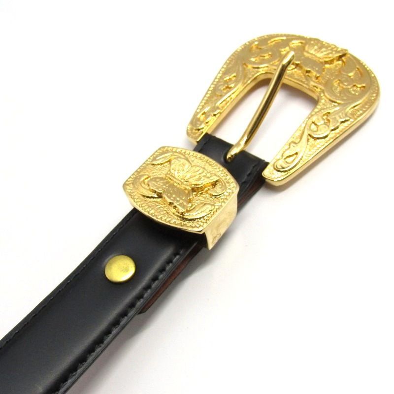 美品 NEEDLES ニードルズ ベルト Papillon Western Tip Belt