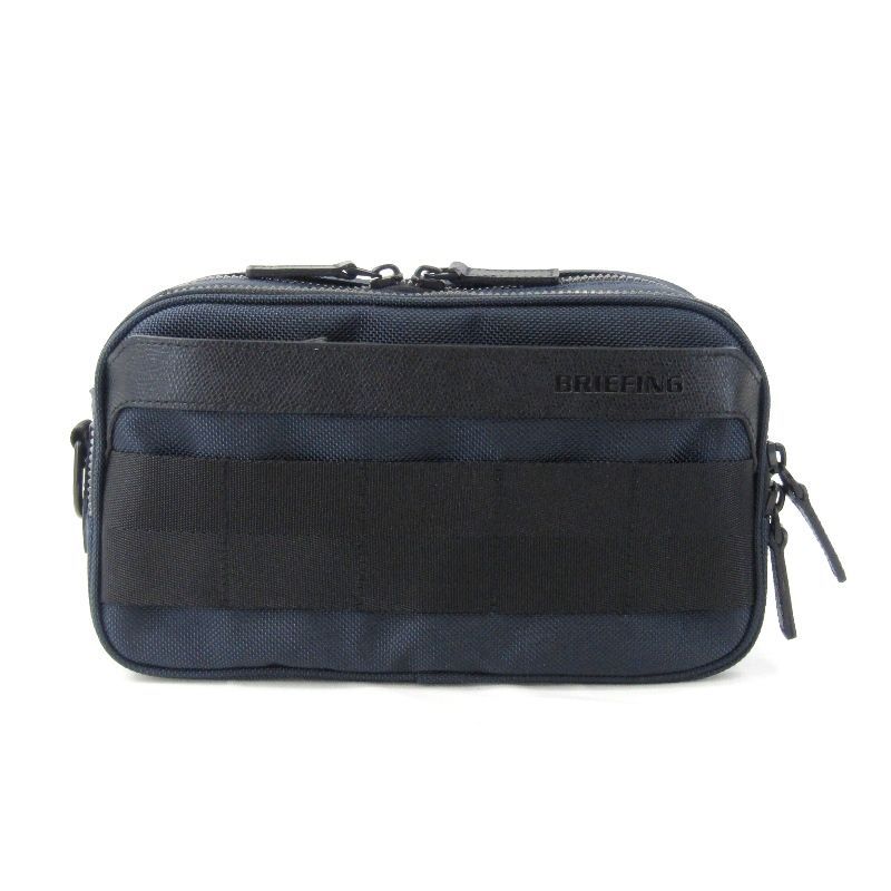 美品 BRIEFING ブリーフィング FUSION MOBILE POUCH BRA221A30 フュージョンモバイルポーチ NAVY 47000307